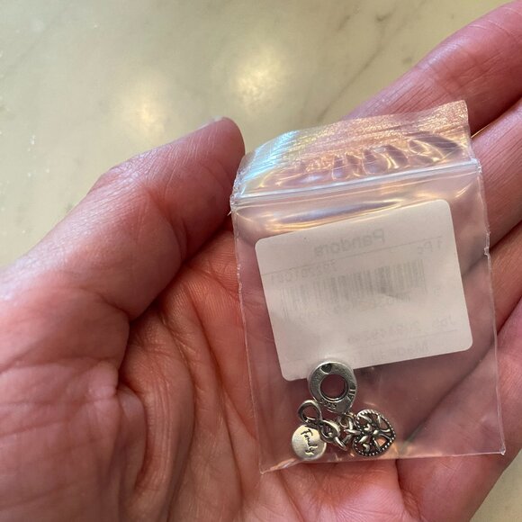 Pandora Bracelet Plus Two Charms (NWT) - Picture 2 of 4